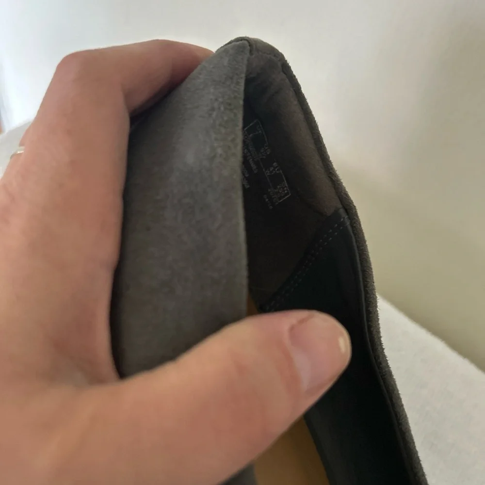 Clark's Gray Suede Wedges Size 9 1/2 W